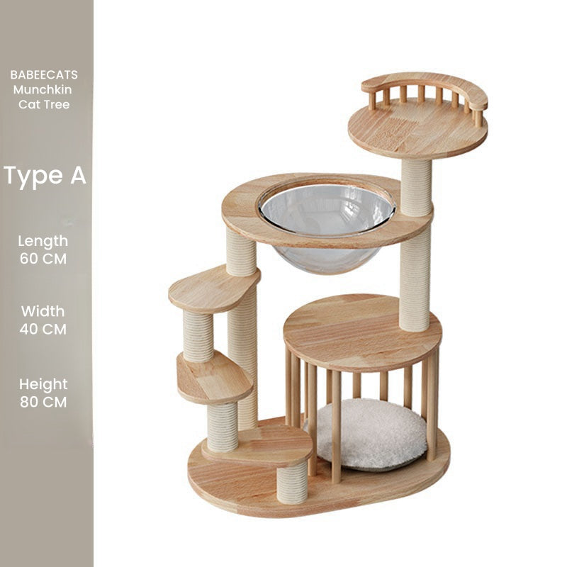 BABEECATS Luxury Cat Tree For Munchkin/Kitten