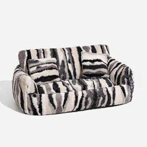 BABEECATS Nordic Fluffy Extra Large Cozy Dog & Cat Sofa Bed