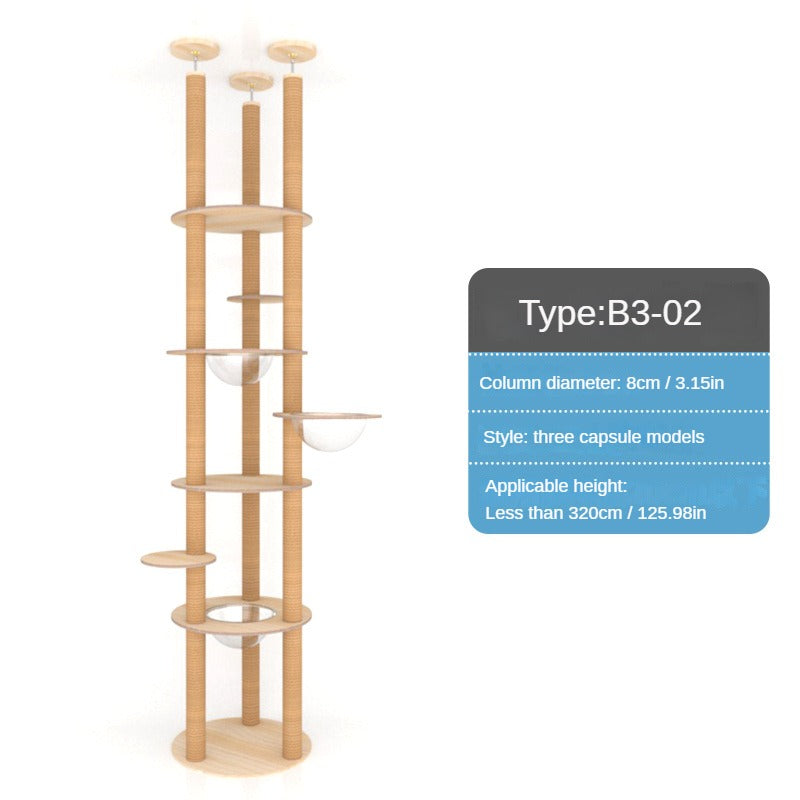 BABEECATS The Golden Cudgel DIY Cat Tree