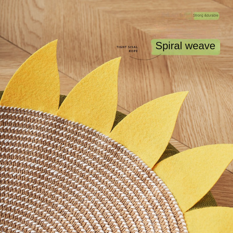 BABEECAYS Sunflower Sisal Cat Scratch Board