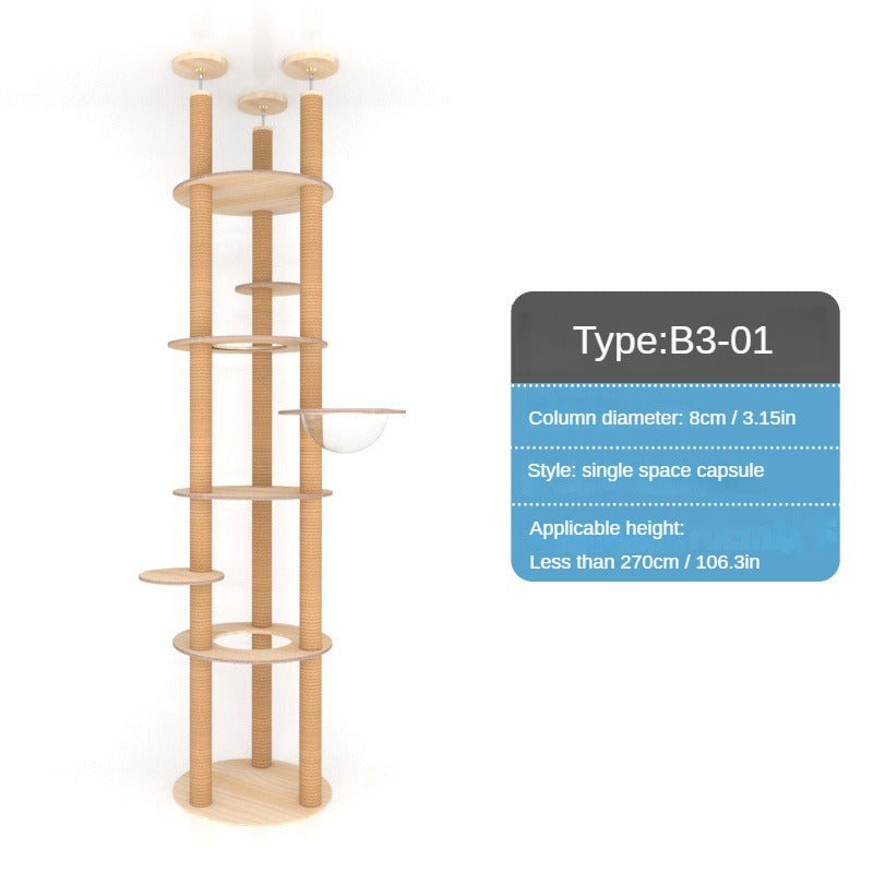 BABEECATS The Golden Cudgel DIY Cat Tree