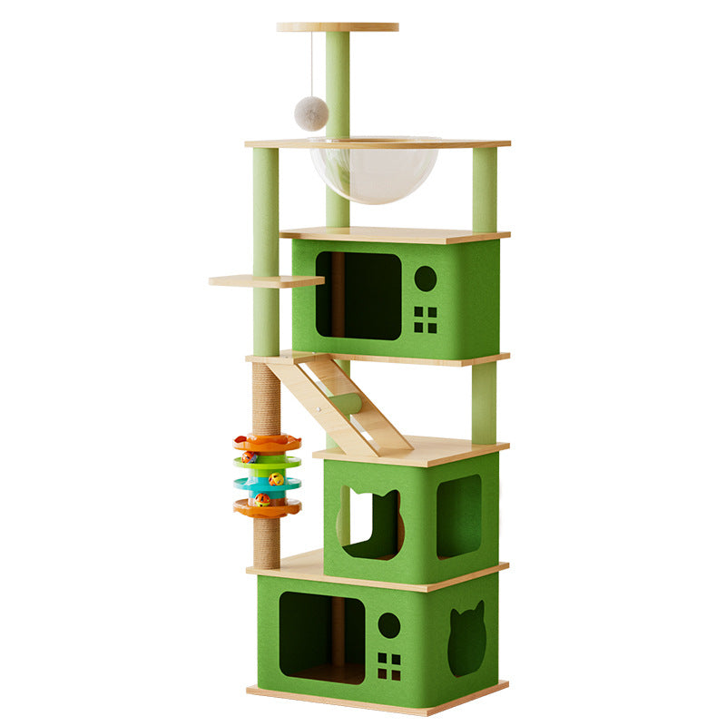 BABEECATS Green Box Cat Tree