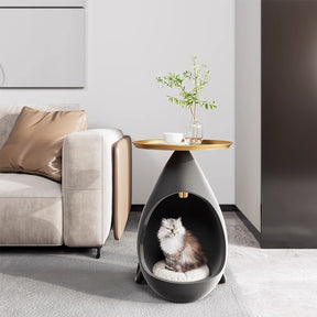 BABEECATS Artistic Cat Bed Side Table