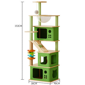 BABEECATS Green Box Cat Tree