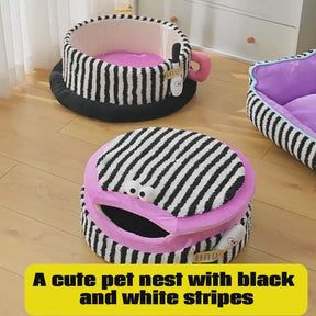 BABEECATS Zebra Stripes Cushion Series Cat Nest